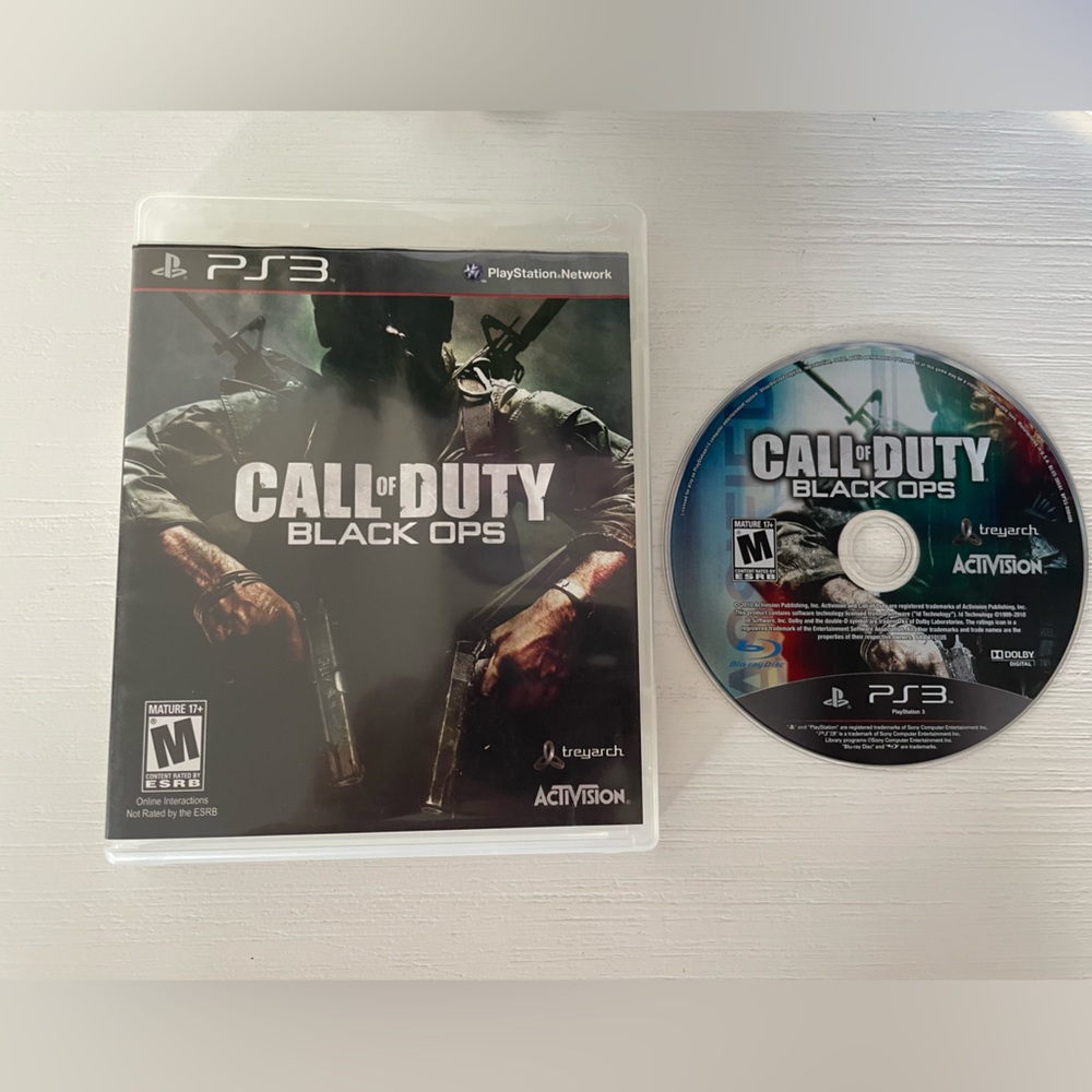 Call of Duty: Black Ops - PS3 Sony Playstation 3 TESTED Scratch free disc